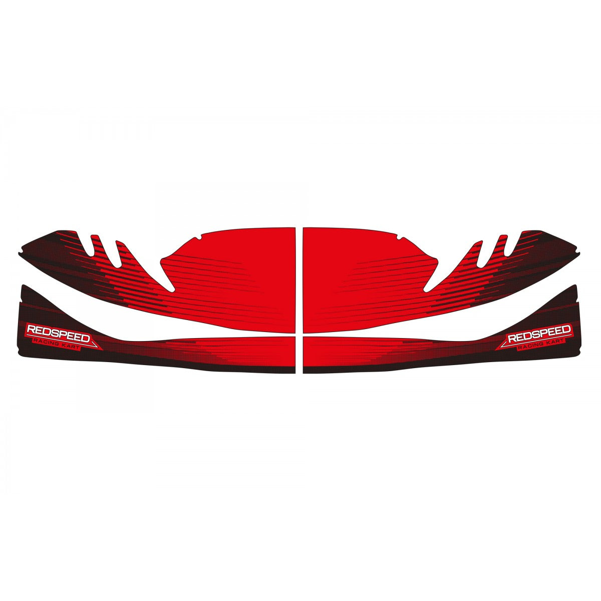 OTK Redspeed M9 Front Fairing Sticker 2025 (Mini Kart) 0307.N1R