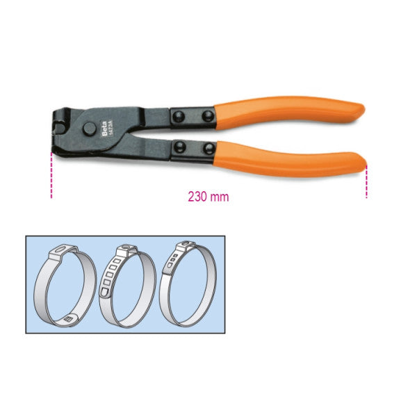 Beta Slotholder Pliers For Hose Clip Collars 014730010