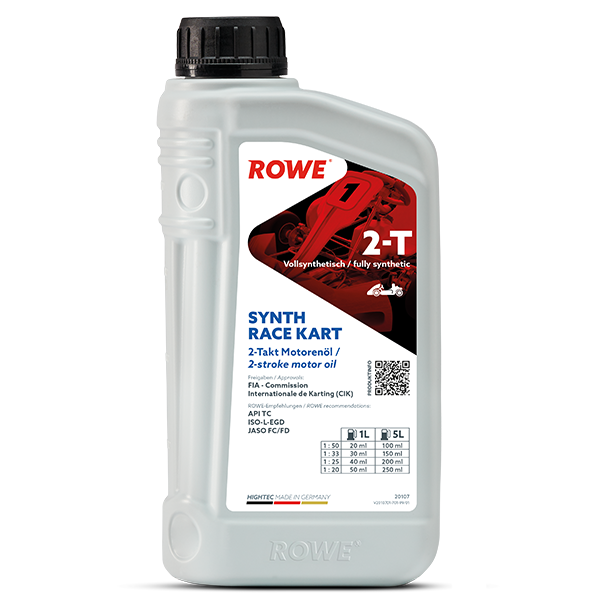 ROWE Hightec Fully Synthetic 2T Race Kart Oil 1L