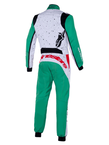 Alpinestars KMX-9 V3 S Suit Graphic 6 White/Green/Red Youth/Child/Kids