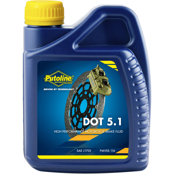 Putoline DOT 5.1 Synthetic 500ml Racing Brake System Fluid 74043