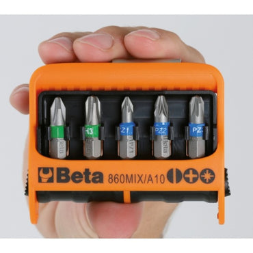 Beta 10 Set Screw Bits Magnetic Bit Holder W/plastic Case