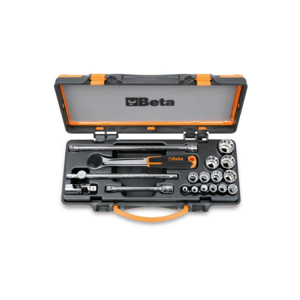 Beta Tools 18 Piece Socket Set (13 Sockets & 5 Accessories)