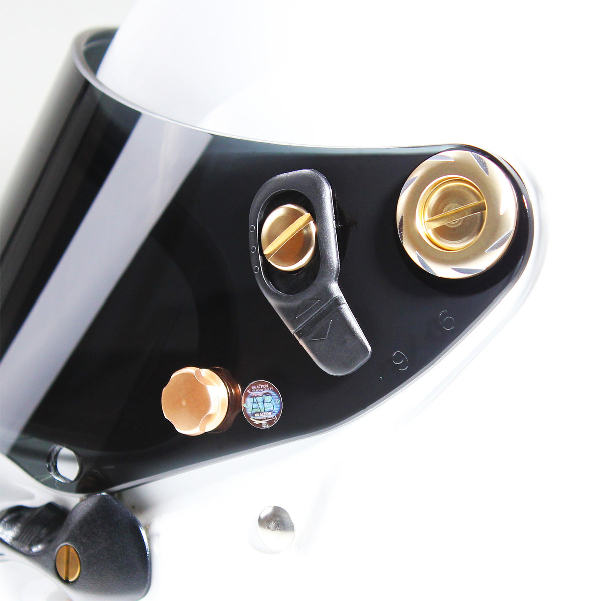 Senzo Replacement Arai Helmet Visor Fitting Kit SK6 / GP6