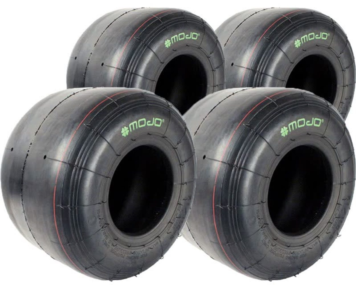 Mojo D2 XX Slick Tyre Set Junior & Mini Max – KKC Kart Components