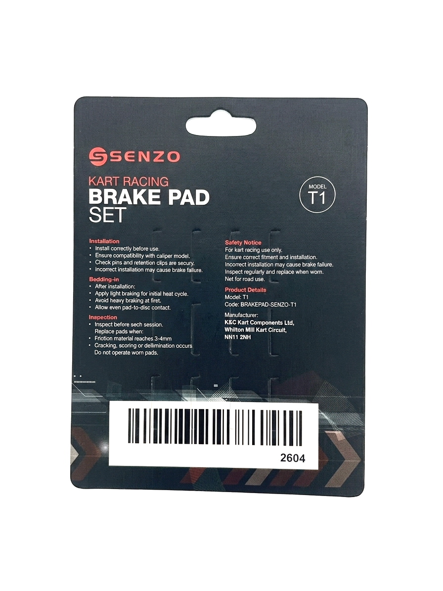 Senzo Brake Pad Set T1 OTK BSD BWD 2026
