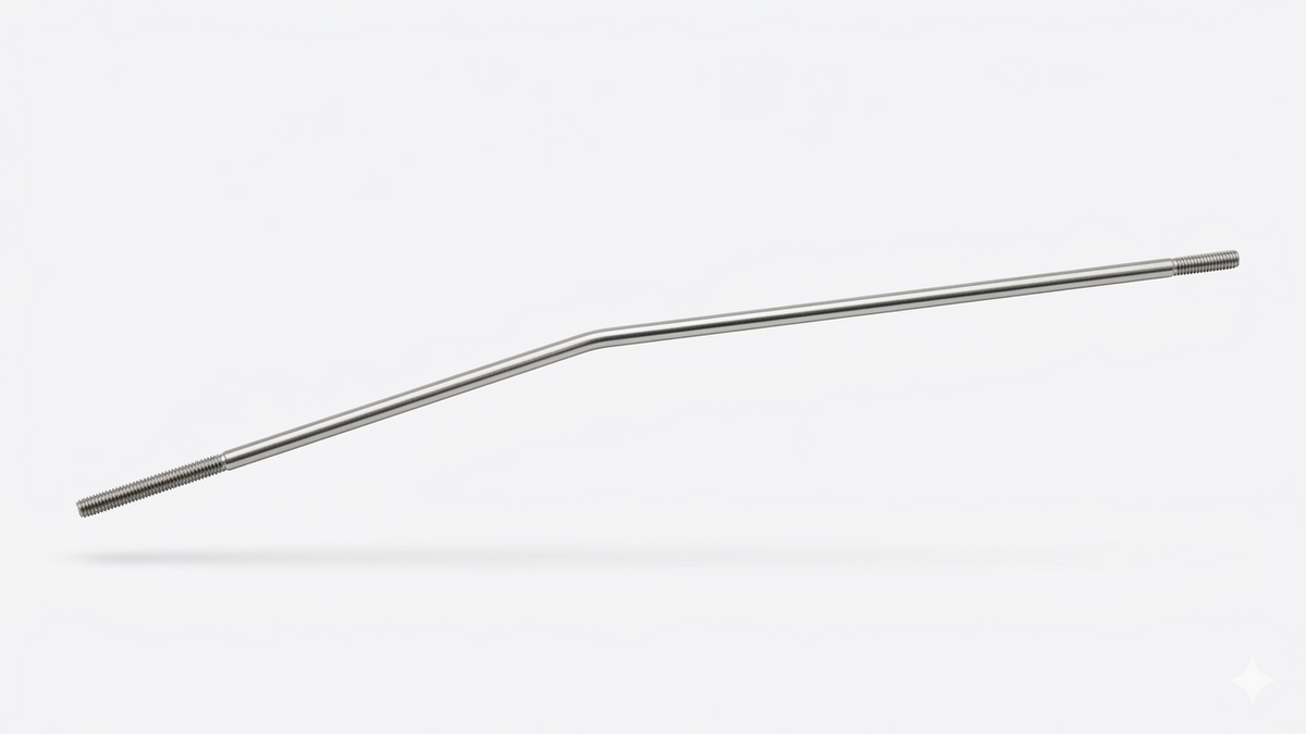 Brake Rod 470mm V-Bend 0118.470 Pedal Extension Bar M6 For OTK Tonykart