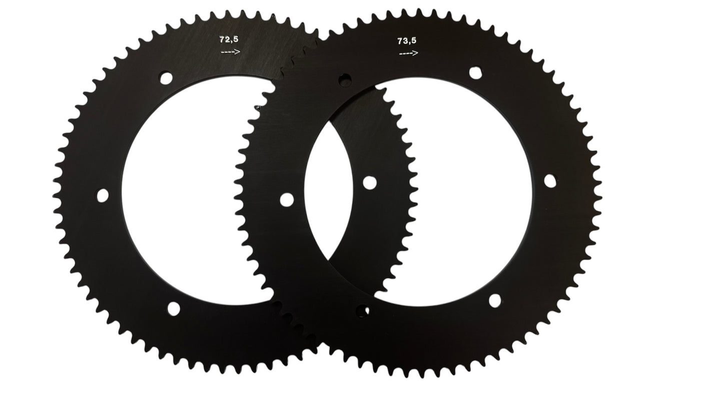 Half-Tooth 0.5 Pitch 219 Ergal Sprocket 7075-T6 Precision Engineered (Low Friction)