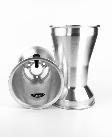 KC 5" Jet Wheels CNC Silver/Black (40mm Location / 58mm PCD)