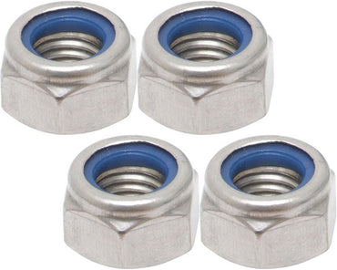Wheel Stub Axle Nut M14 Nyloc Nuts (Pack of 4)