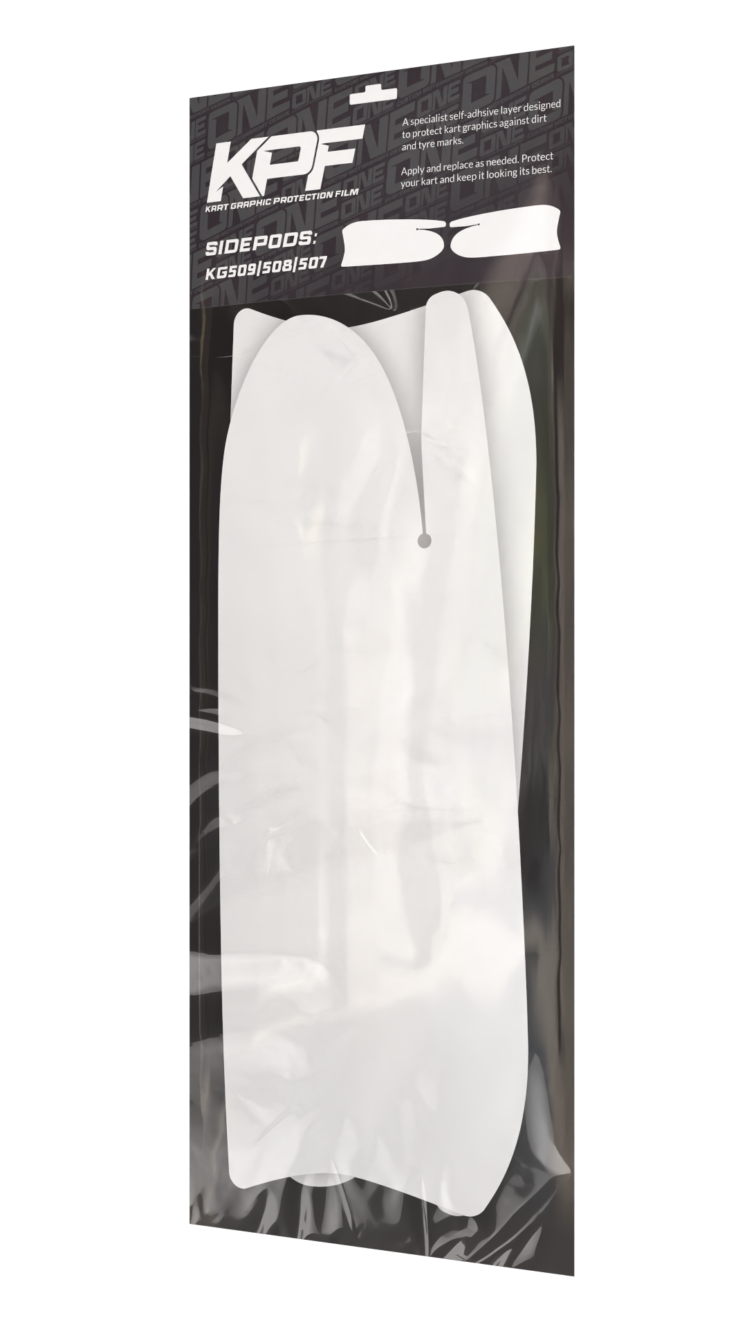 KPF - Kart Graphic Protection Film -Sidepods - KG 507