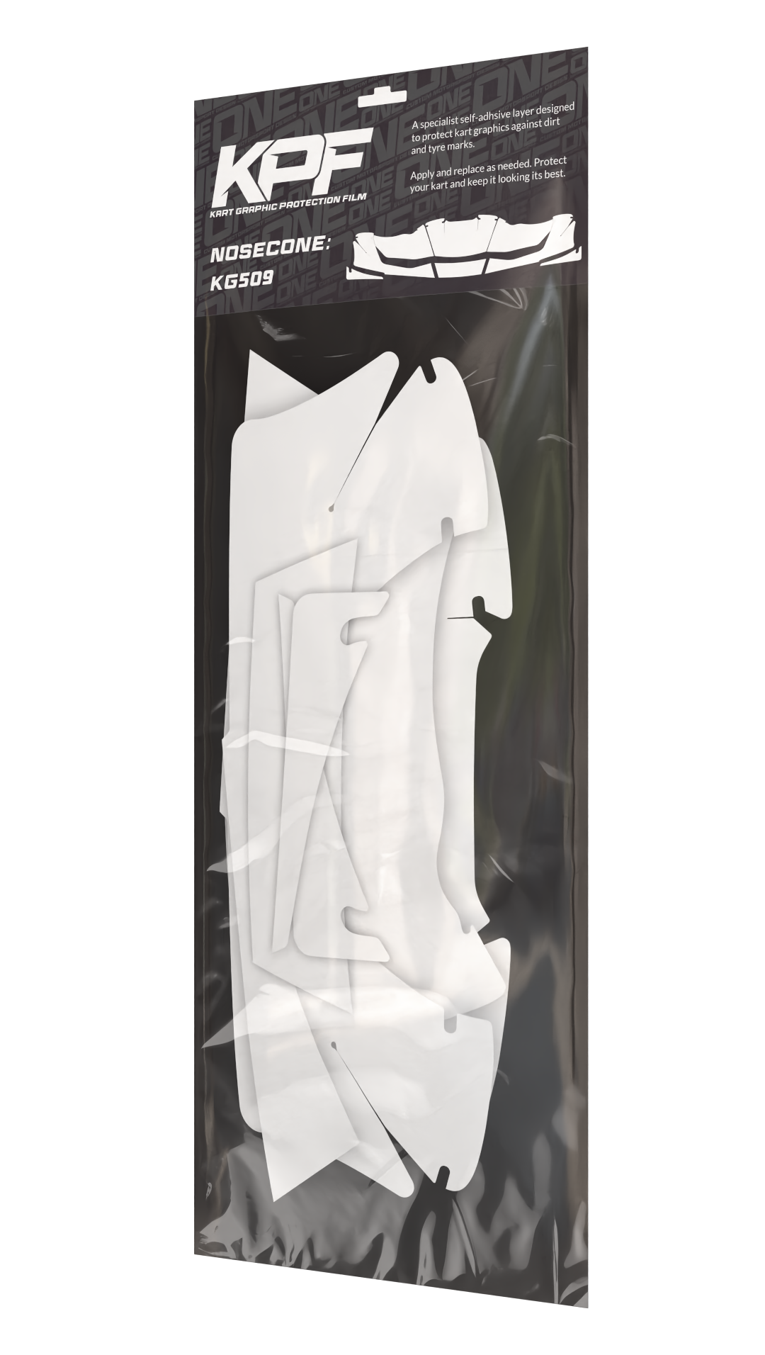 KPF - Kart Graphic Protection Film -Nosecone- KG 509