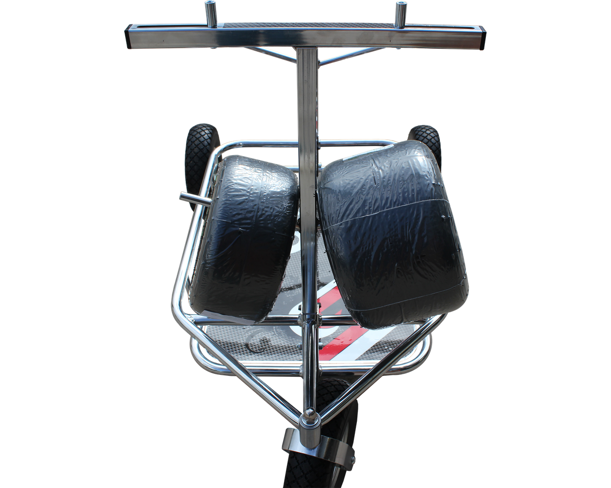 Senzo Chrome 3 Wheel Kart Trolley