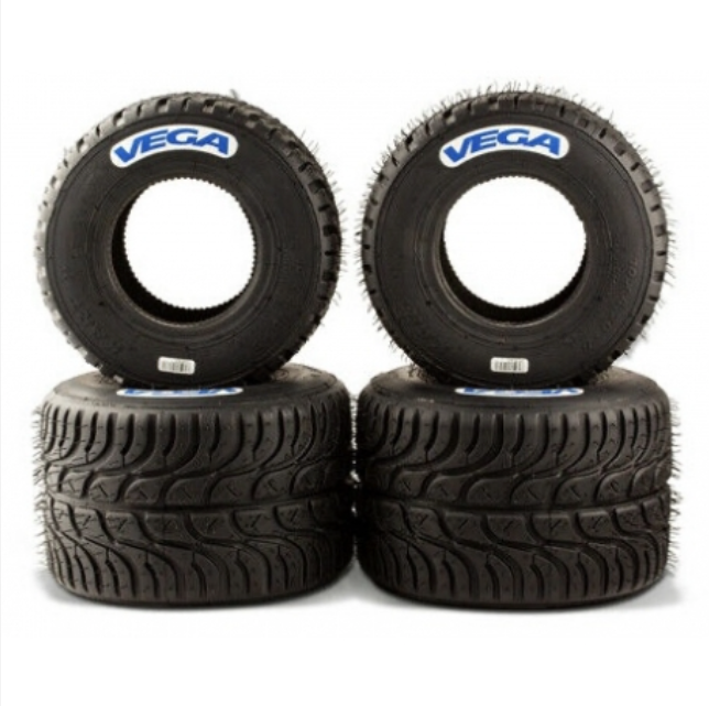 Vega W6 Rain Tyre Set (10x4.20-5/11x6.00-5)