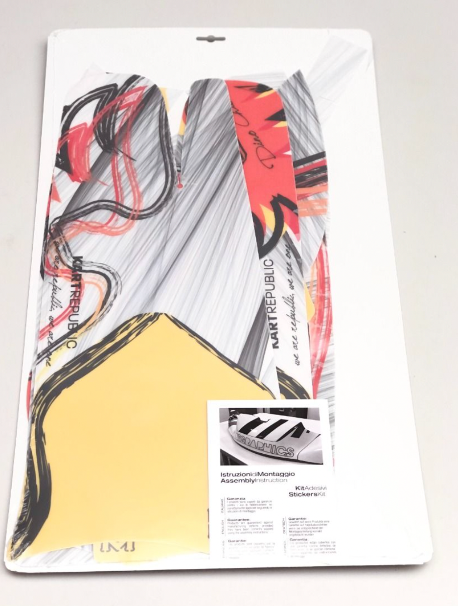 Kart Republic Mini Kart Sticker Kit Kr Mini Complete