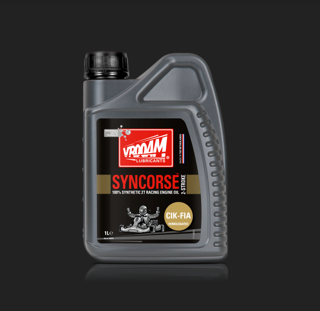 Vrooam Lubricants 2T Racing Engine Oil 1L CIK HOMOLOGATED