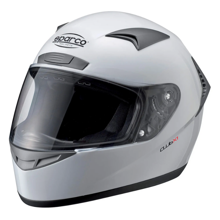Sparco Indoor Kart Helmet Club X-1 003319 Black/White