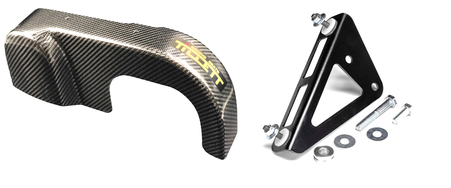 Tillett Honda Chain Guard Carbon w/Fitting Kit
