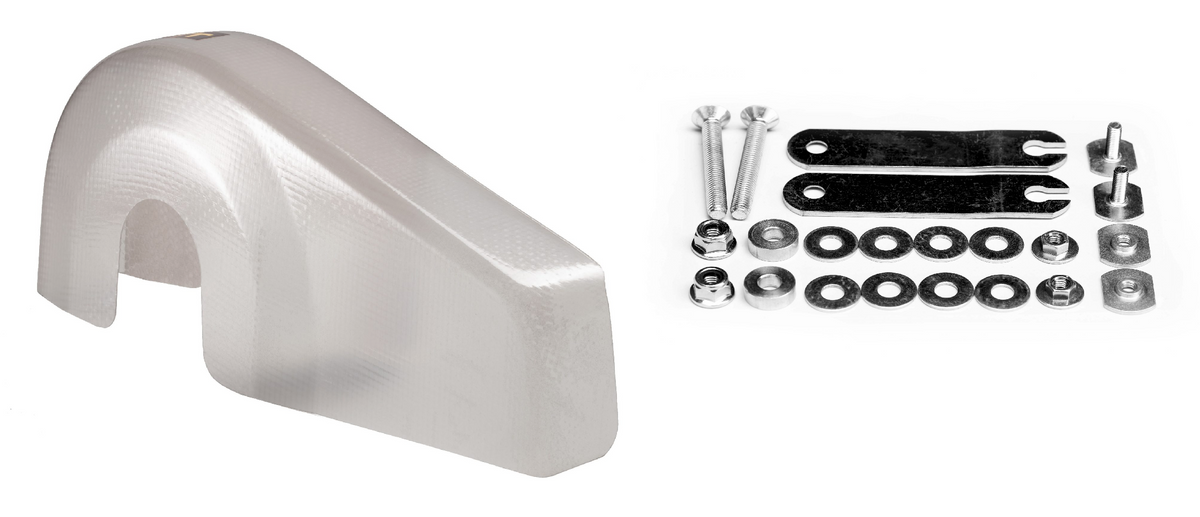 Honda Chain Guard Full Size (Rotax) w/Fitting Kit