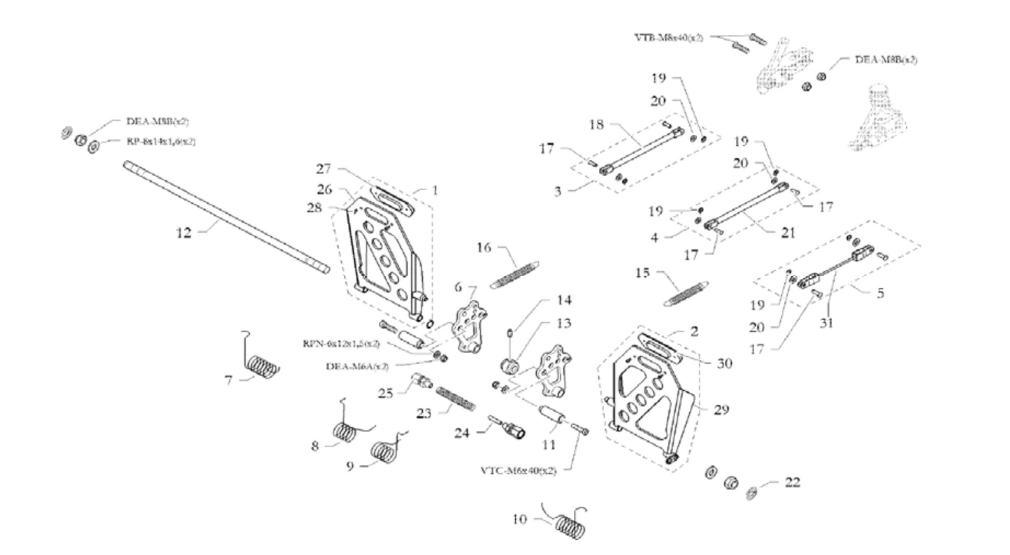 Freeline Safety Cable Brake Rod (No.31)