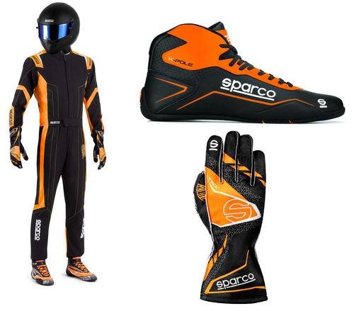 Sparco Racewear Orange Bundle