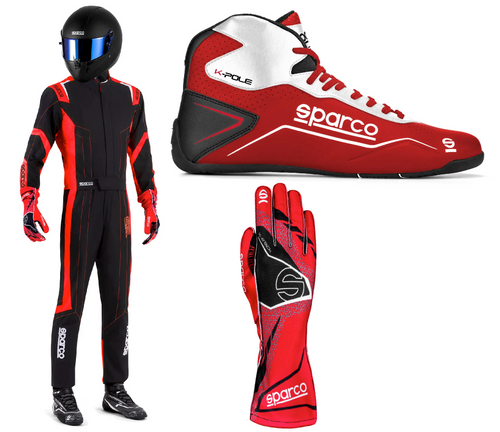 Sparco Racewear Bundle Black/Red