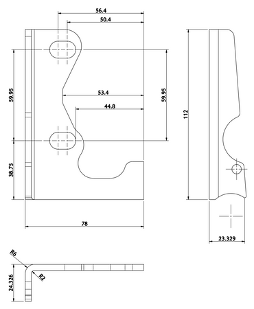 Chassis Inside Lower Bearing Hangar Bracket