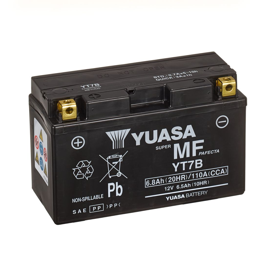 Kart Yuasa YT7B Battery 12V For Rotax