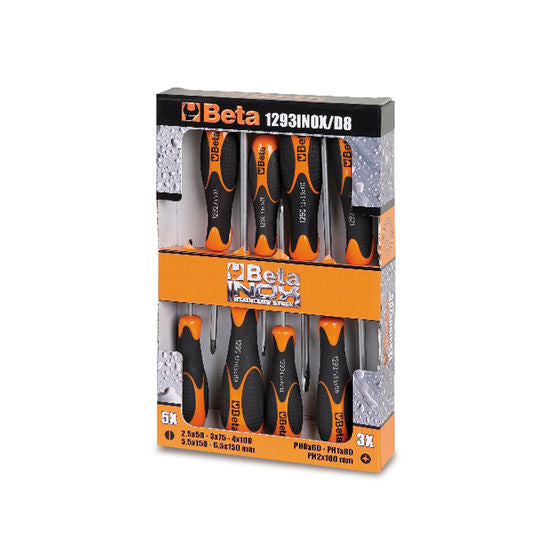 Beta Screwdriver Set Made of Stainless Steel 8pc