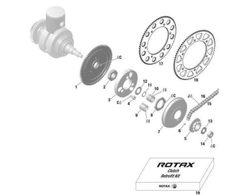 Bolt Set For Rotax New Type Clutch Block