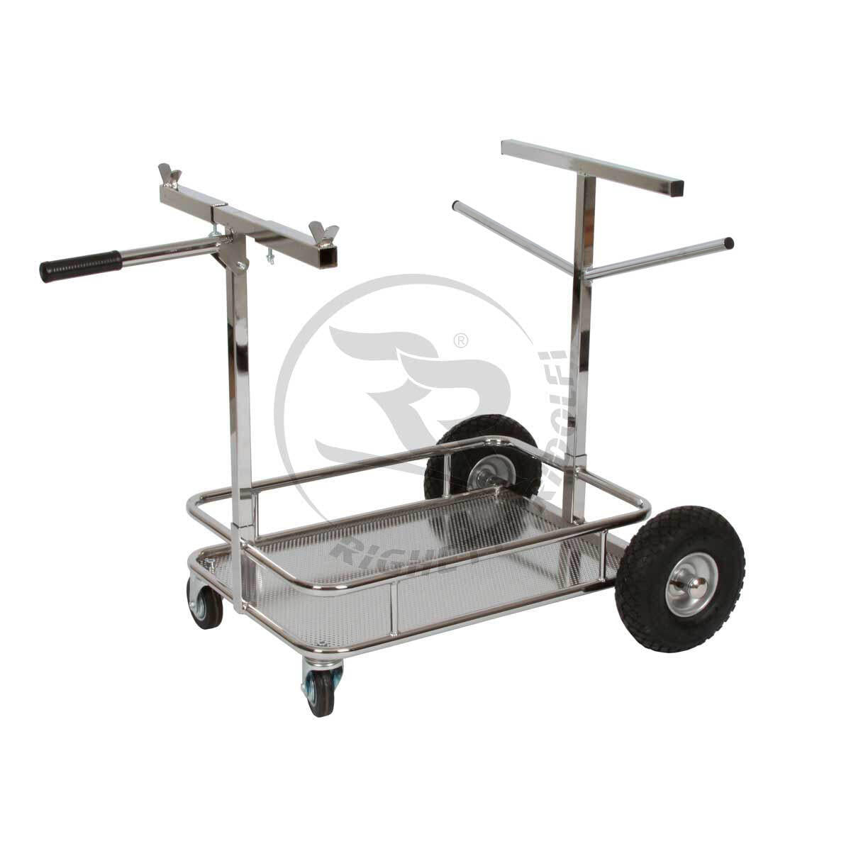 4 Wheel Chrome Kart Trolley (With Castor Wheels) Charlotte Model