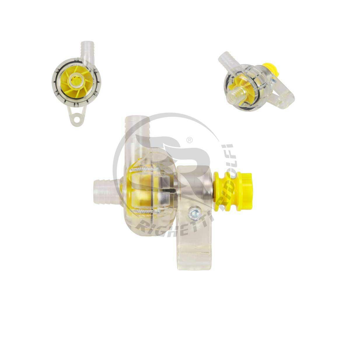 Water Pump P12 Transparant Body with Fluorescent Yellow Impeller
