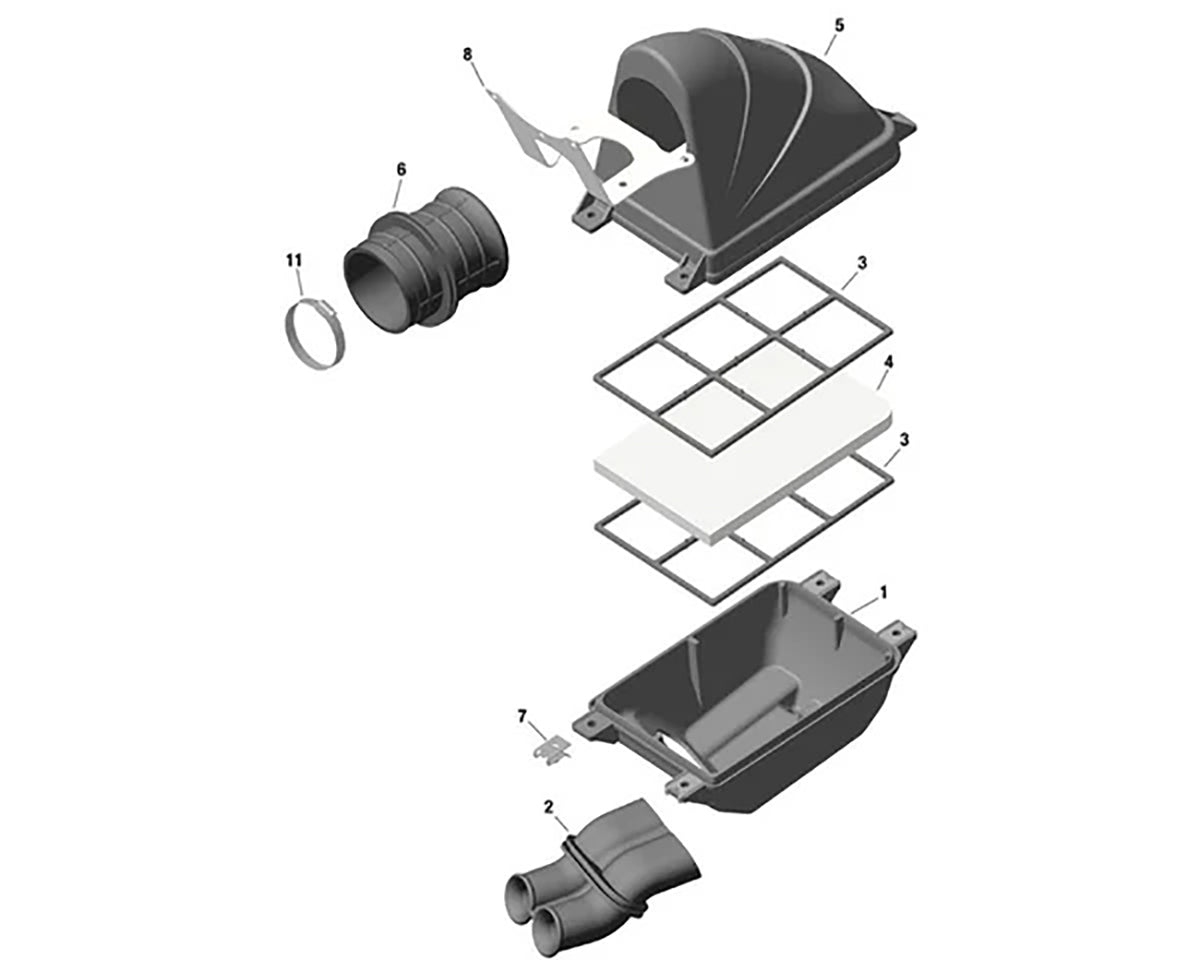 Rotax Genuine Complete Airbox Assembly