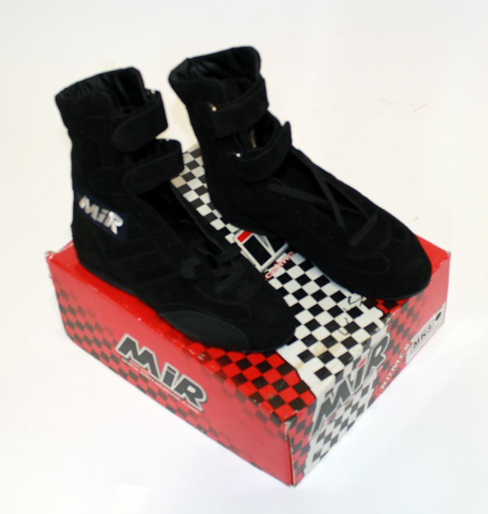 MIR Adults Kart Racing Boot Black Size 38