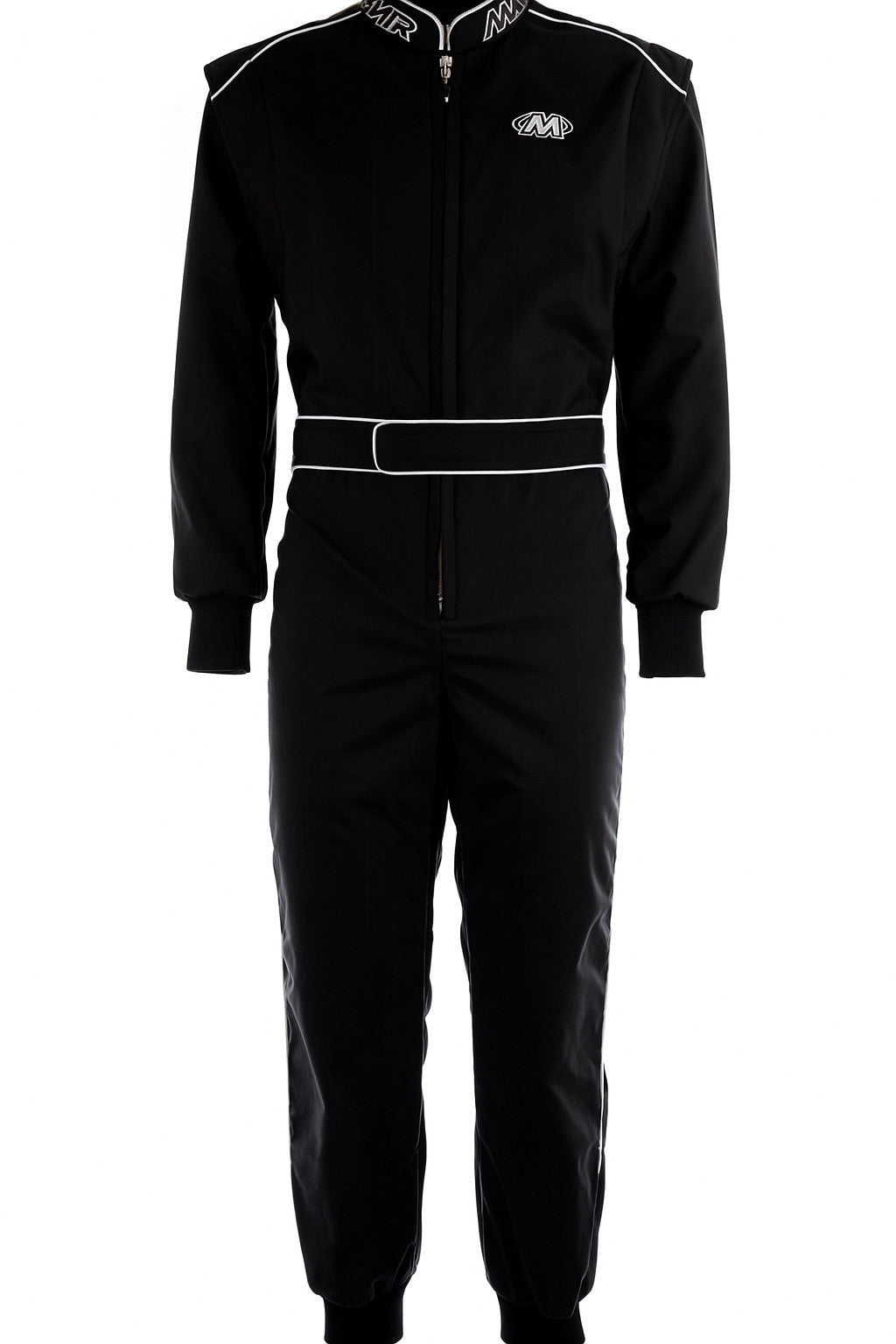MIR '50' Clubman Black Kart Suit Black/White