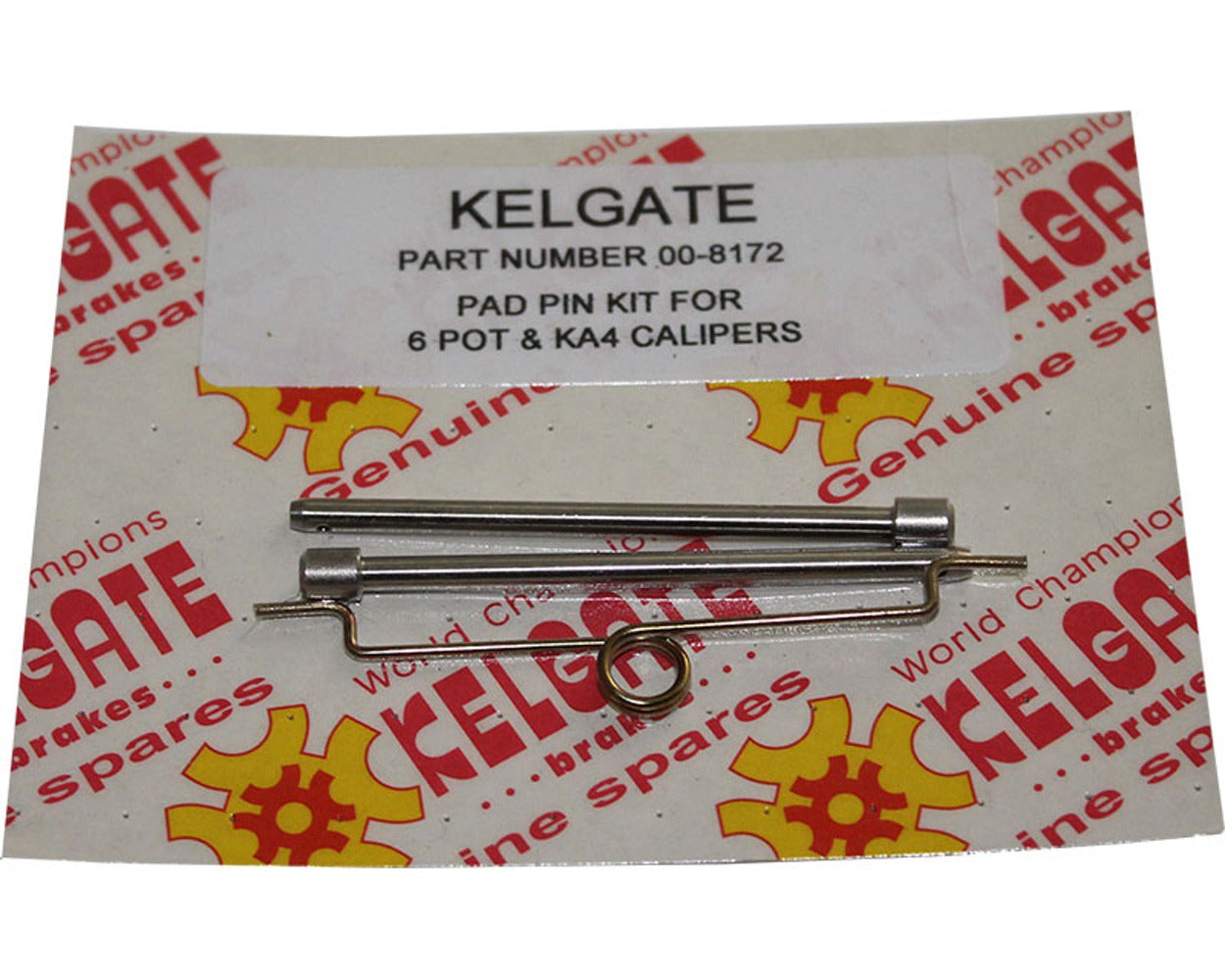 Kelgate 4 Pot Brake Pin Set