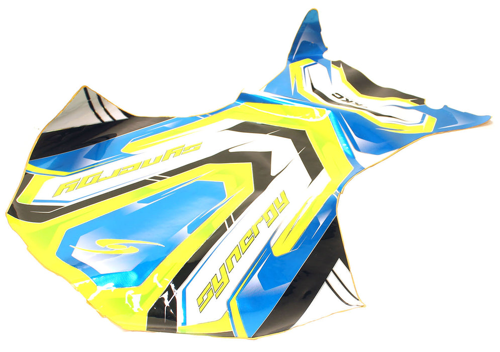 Synergy Fluro Cadet Iame / Honda Factory Floor Tray Sticker 2020 Style With Wings Carbon
