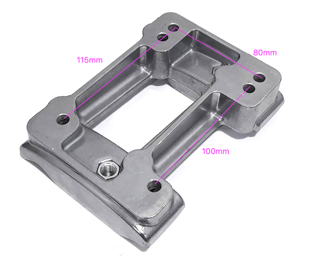 Freeline Engine Mount Inclined Drilled Mini Rok X30 Rotax