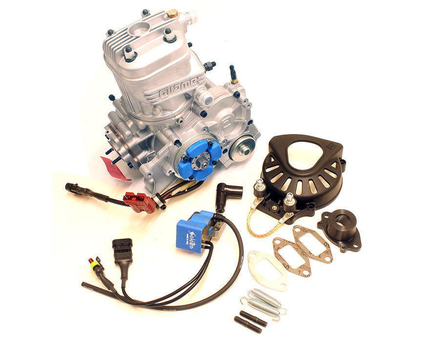 Iame X30 Short Motor Junior (Inc. Clutch Cover, Exhaust Bend & Coil Pack)