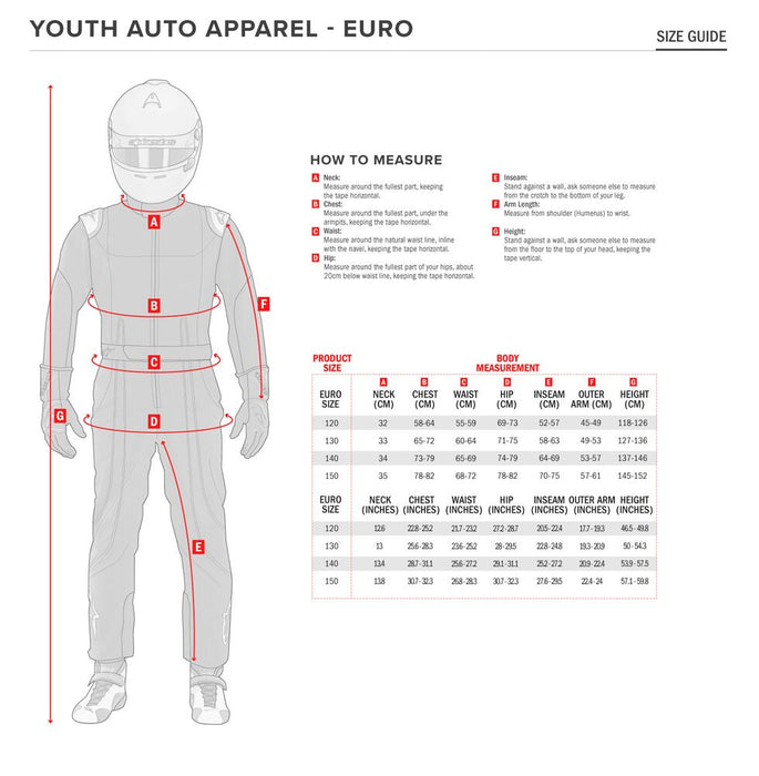 Alpinestars Kart Wet Rain Youth Suit (Youth) - 3266519