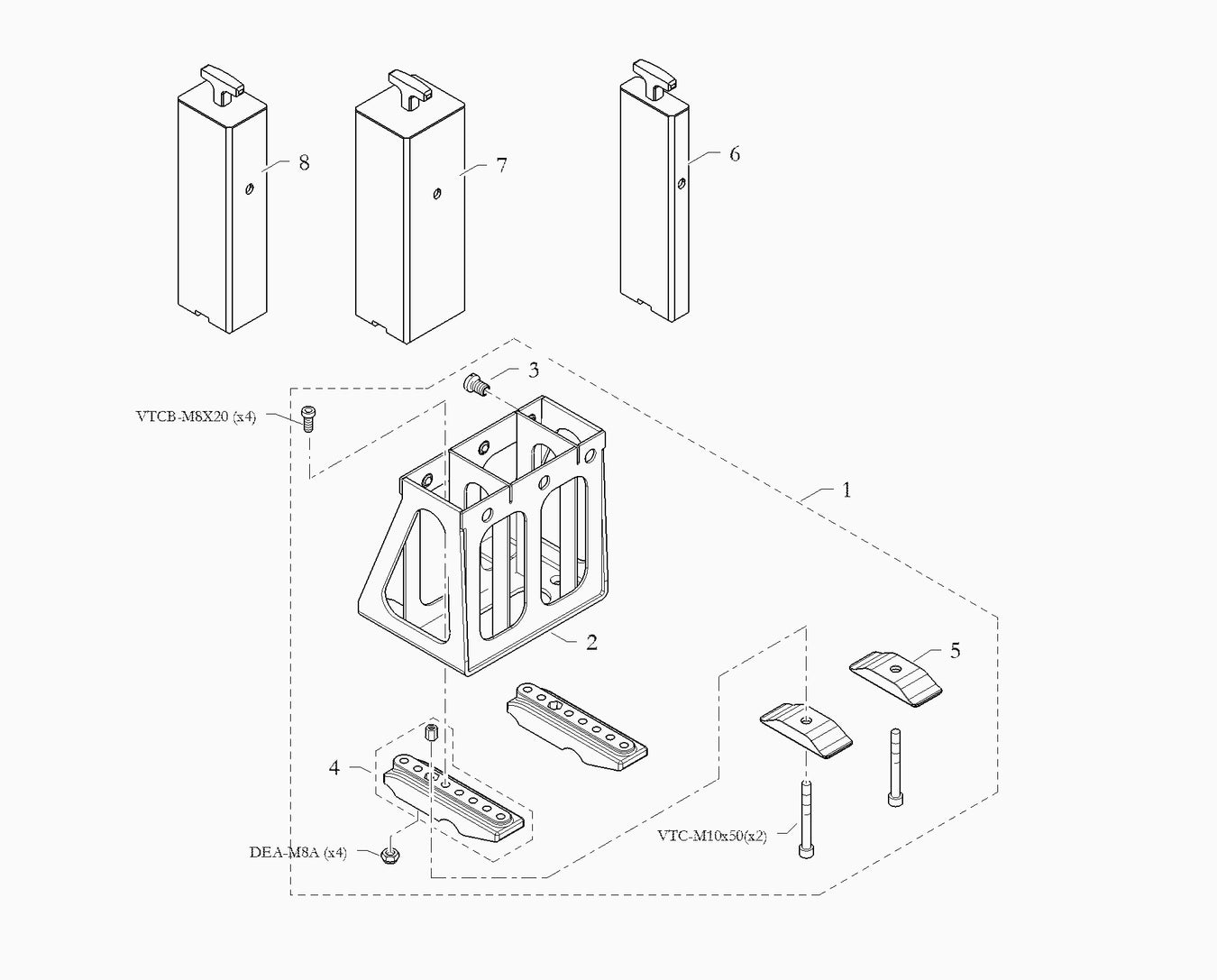 N35-XR ST Weight Holder N35 Assembly