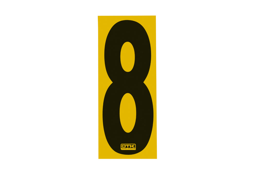 OTK Genuine Race Numbers 0-9 (Single) Karting