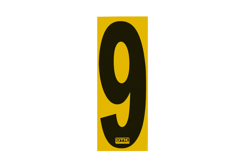 OTK Genuine Race Numbers 0-9 (Single) Karting