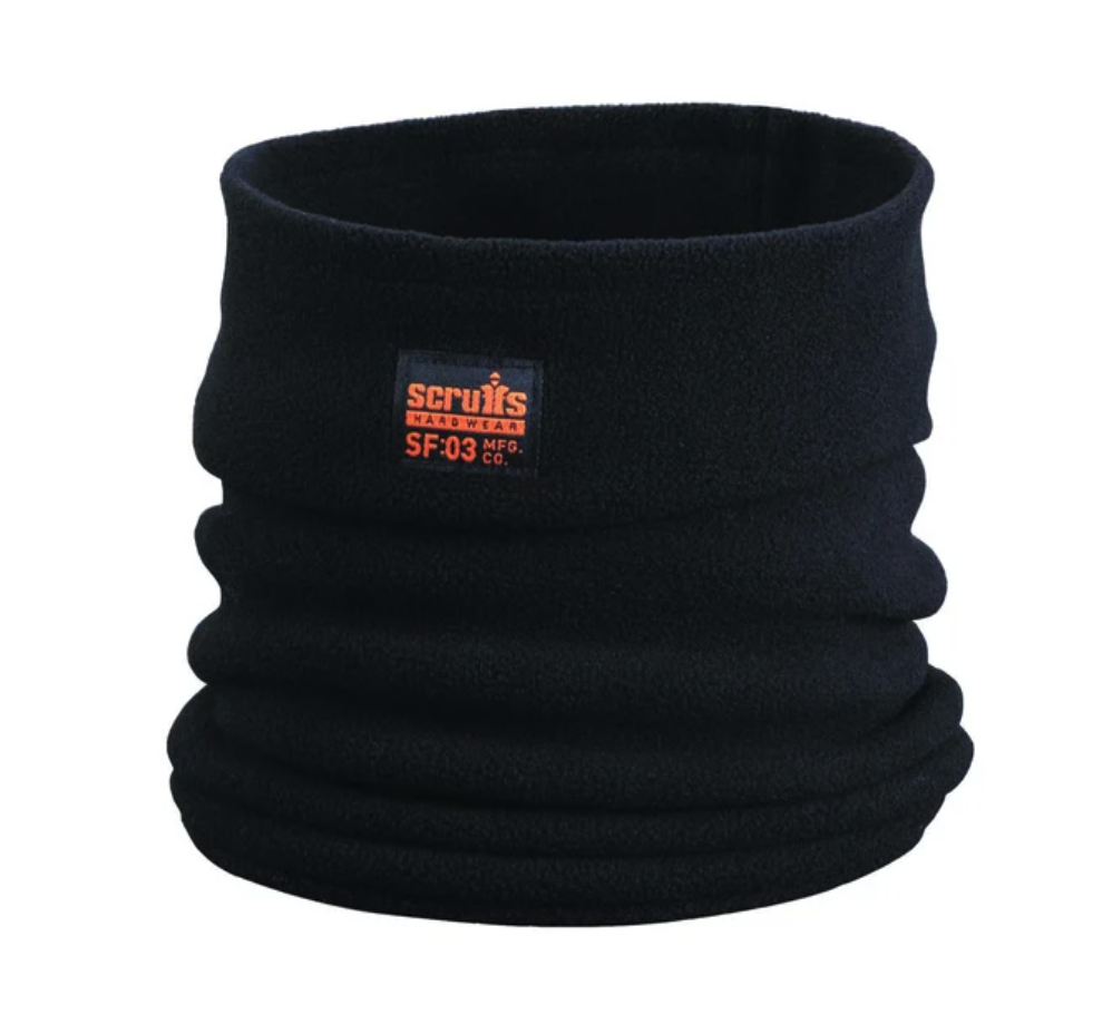 Scruffs T54308 Fleece Neck Warmer One Size Black