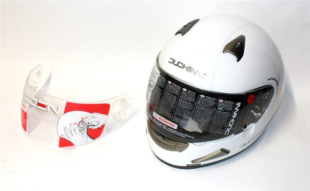 Duchinni Kart  XXS Helmet With Spare Clear Visor