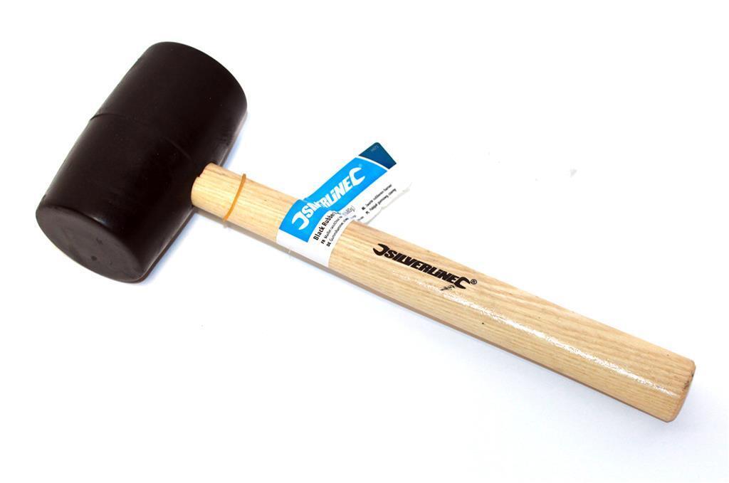 Silverlin Rubber Hammer With Wooden Handle