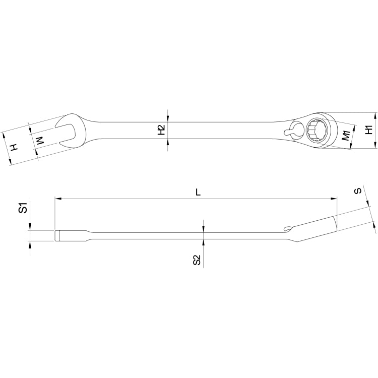 t Beta Reversible Ratcheting Combination Wrenches 142