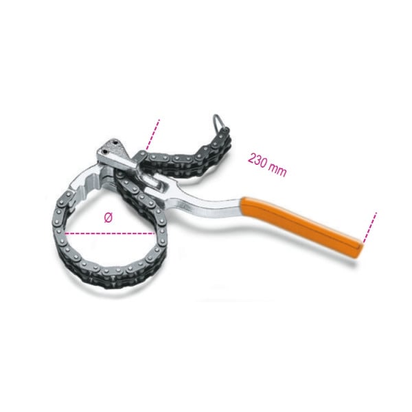 Oil-filter Wrench With Double Chain Beta