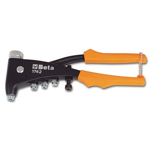 Beta Tools Riveting Plier with Spare Rivets