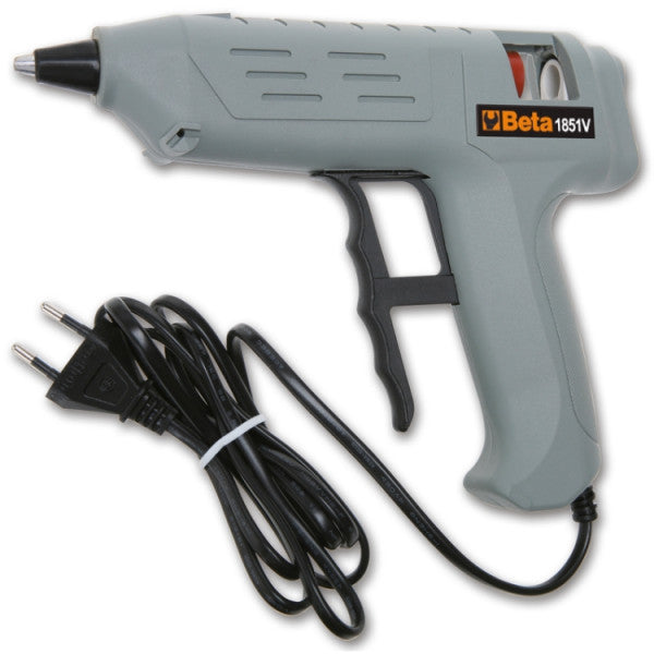 Hot Glue Gun With 12 Thermofusible Glue Sticks In Case